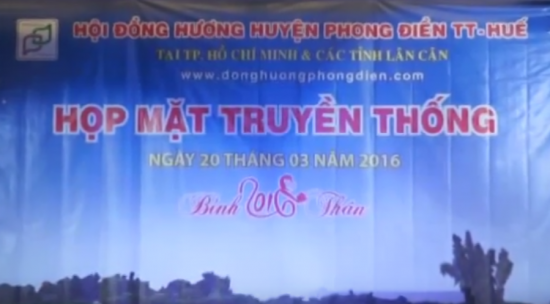 Video clip họp mặt Đồng hương năm 2016