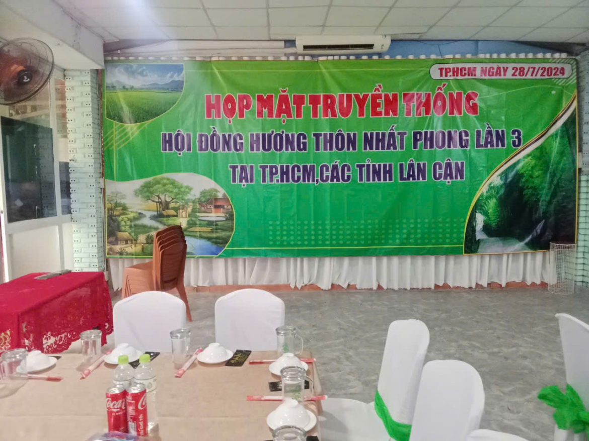 Họp mặt truyền thống HĐH thôn Nhất Phong năm 2024